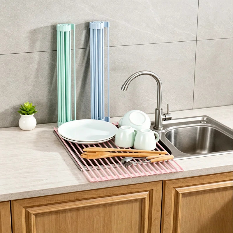 Adjustable Over The Sink Dish Rack