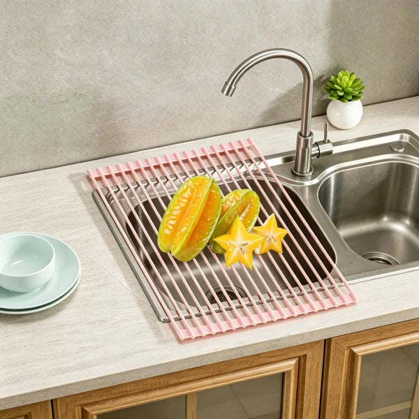 Adjustable Over The Sink Dish Rack