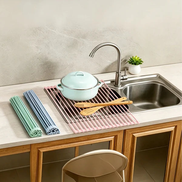 Adjustable Over The Sink Dish Rack