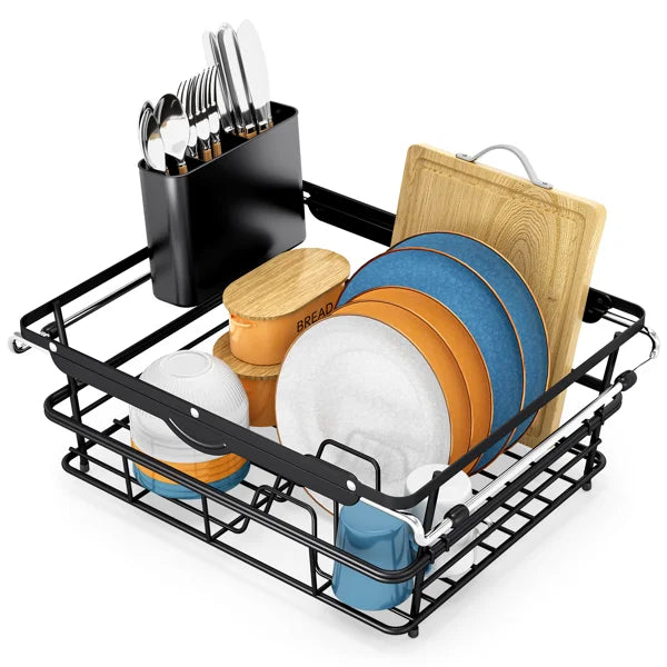 Over the Sink Dish Drying Rack,In Sink Dish Drying Racks,Expandable Dish Rack Over Sink Counter,Adjustable Dish Drainer
